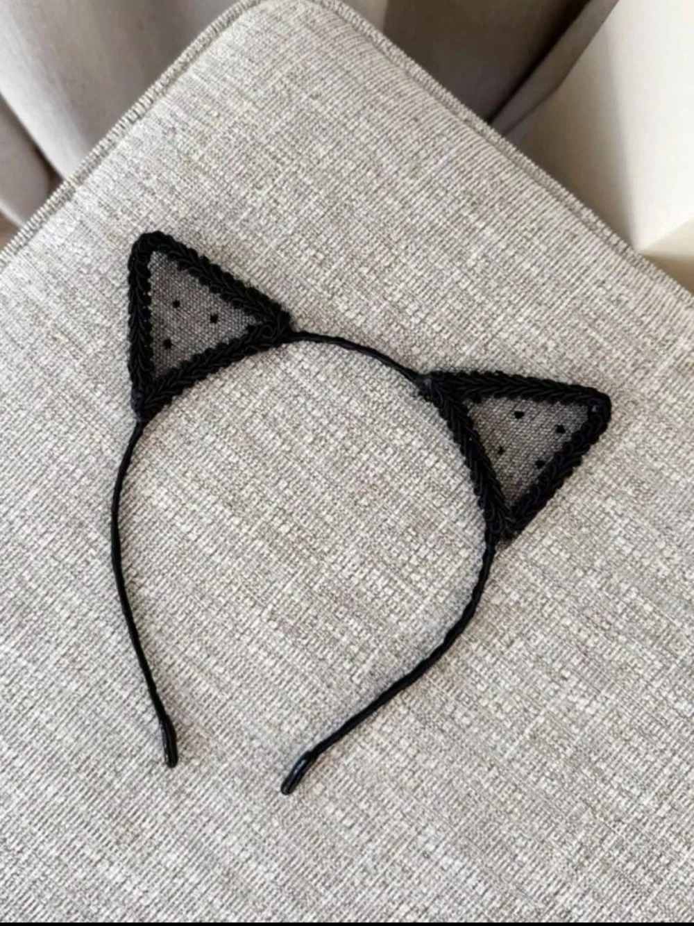 Black Cat Ear Headband